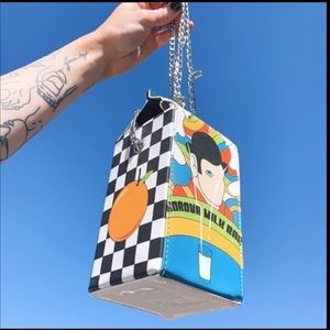 NWT Dolls Kill/Current Mood Korova Got Milk Bag